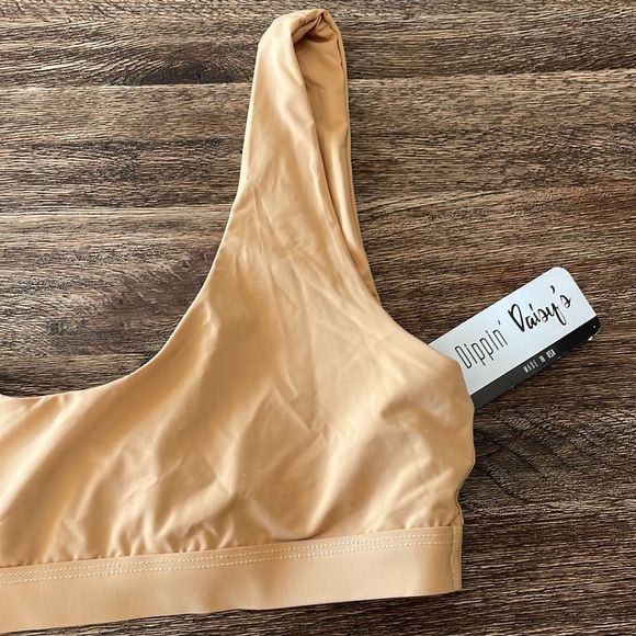 NWT DIPPIN Daisys made in USA large bikini top - Picture 3 of 9